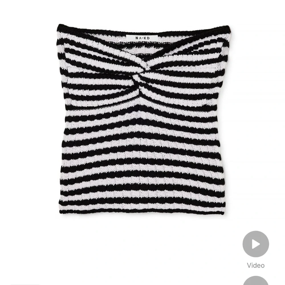 Na-kd: striped twist detailed tube top - Picture 4 of 4